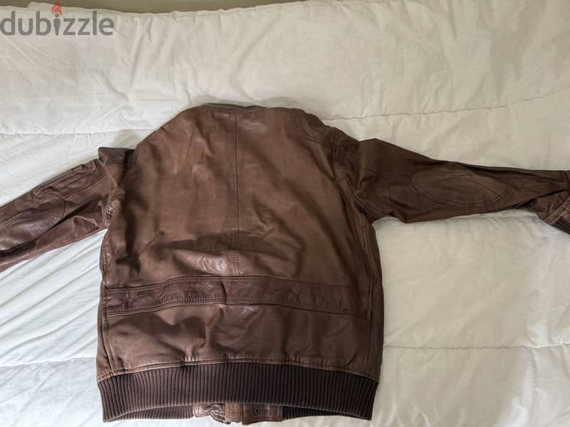 Massimo Dutti leather jacket 7