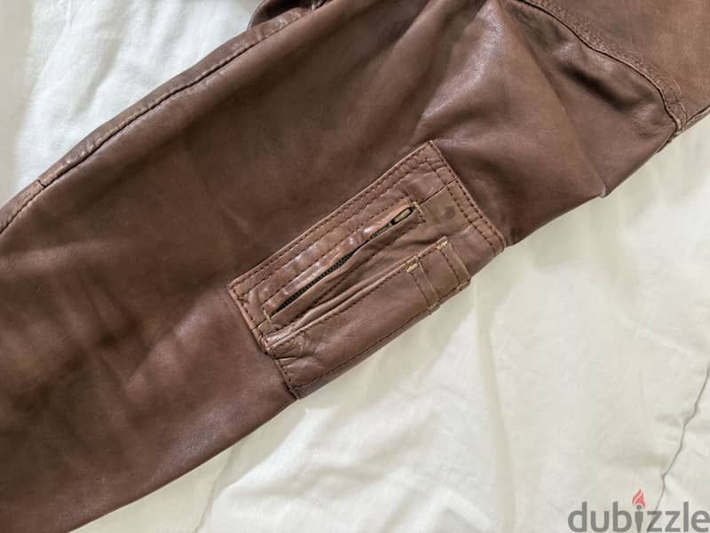 Massimo Dutti leather jacket 11