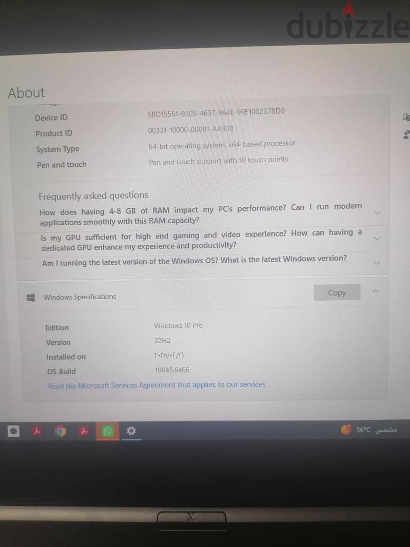 Hp pro x2 612 g1 core i3 5
