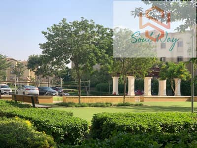 شقة أرضى بحديقة خاصة للبيع فى كمبوند ميڤيدا كامله التشطيب بموقع متميز