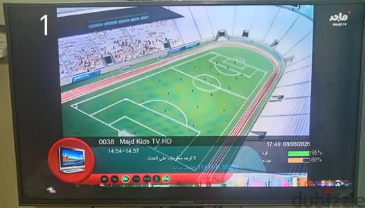 شاشة ٤٣ بوصه سمارت ماركة تورنيدو ممتازة جدا
