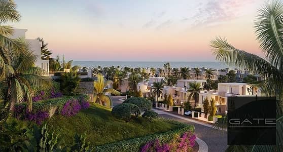 Available at the initial launch price and the best deal—featuring a prime location in the first row facing the lagoon—a middle townhouse for sale