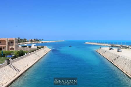 360° Full Sea & Marina View  Exclusive Prime Location For Sale  in marina 5 north coast next to alamein & marassi with cash price or installments 10 Y
