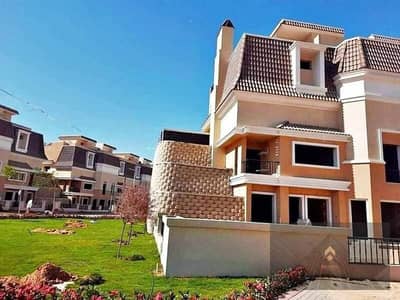 Sفيلا 212م للبيع في سراي - لوكيشن مميز - بالتقسيط ع ١٢ سنة و مقدم ٥٪