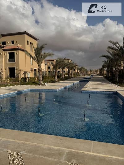 Standalone Classic Villa ready to move, double view, resale below market price, 4 bedrooms in La Vista City New Capital, near Golden Square sale