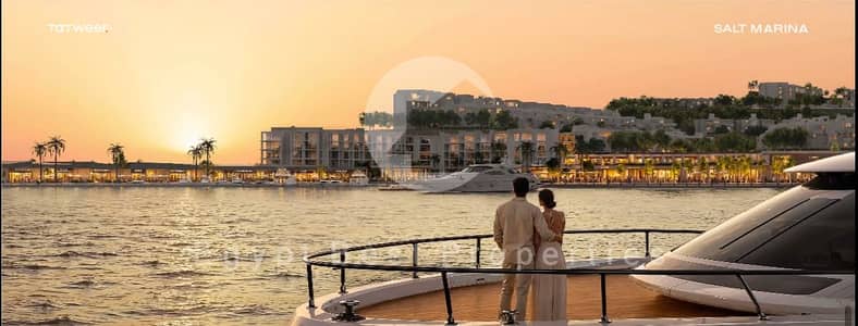 FINISHED CHALET 3 BEDROOM FOR SALE MARINA VIEW FIRST PRICE IN NEW LAUNCH  FINISH WITH FLEXIBLE PAYMENT IN SALT IN RAS AL HEKMA IN NORTH COAST