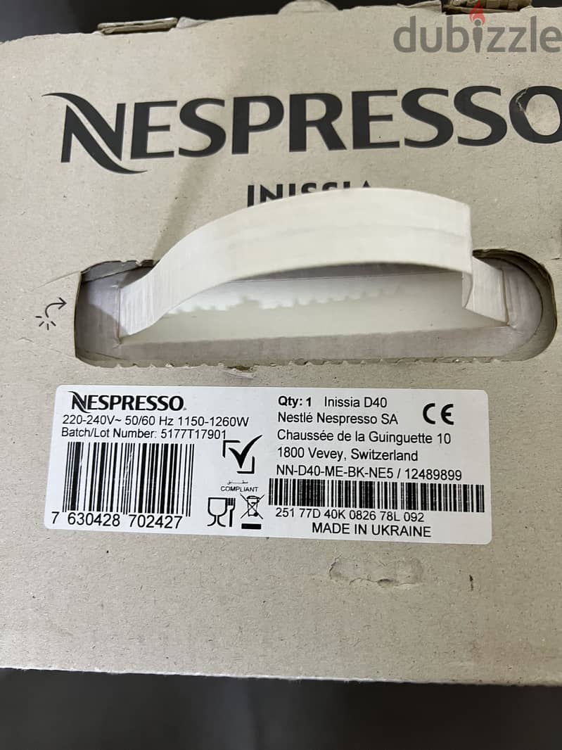 coffee machine Nespresso 1