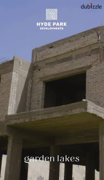 تاون هاوس كورنر بمقدم 8,687,500 استلام 3\2027 كمبوند جاردين ليك هايد بارك التوسعات الشرقيه بالم هليز