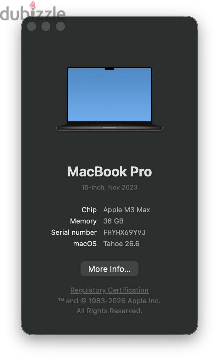 MacBook M3 Max 16-inch 1
