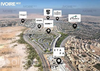 Own an Apartment in the heart of elsheikh zayed ivoire west compound with dp 220k & 12 years installments