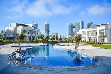 Chalet for sale 75 sq m direct lagoon view fully finished Ultra Lux 1 bedrooms in New Alamein prime location next to the towers and marina