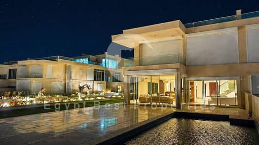 DELIVERY NOW FINISHED TWIN HOUSE SEA VIEW FOR SALE  OVER 5 YEARS  IN DIRECTION WHITE IN RAS AL HEKMA IN NORTH COAST