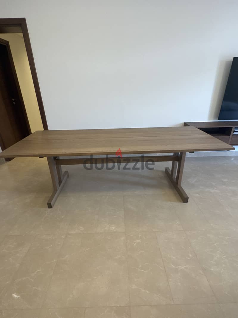 Ikea dining table 250*95 like new 3
