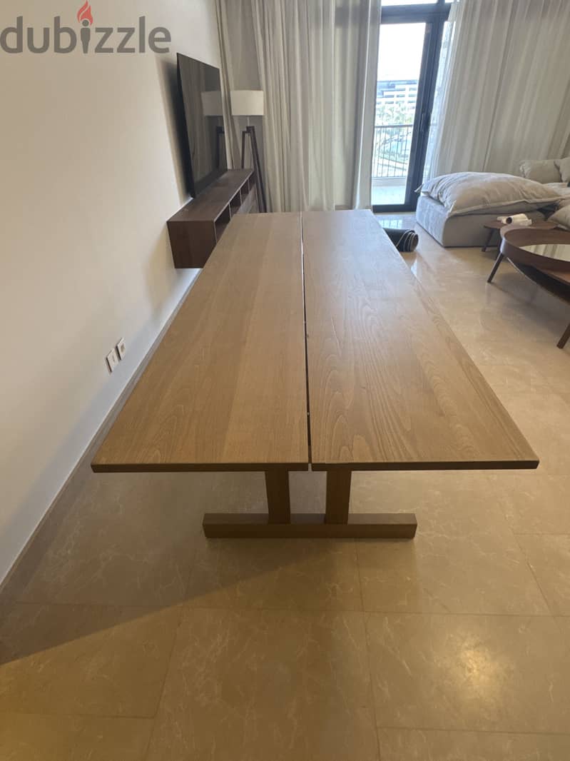 Ikea dining table 250*95 like new 4