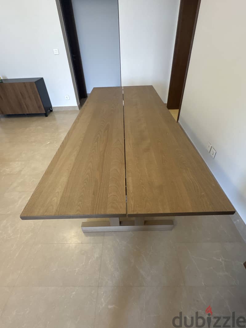 Ikea dining table 250*95 like new 5