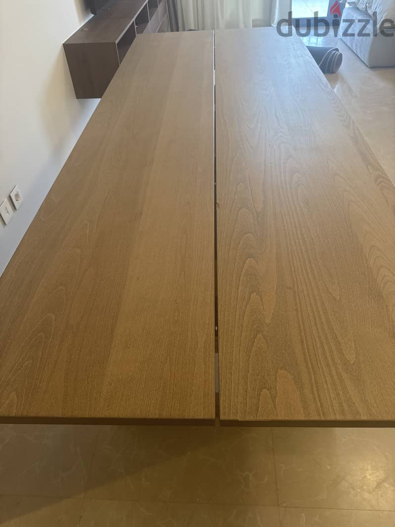 Ikea dining table 250*95 like new 6