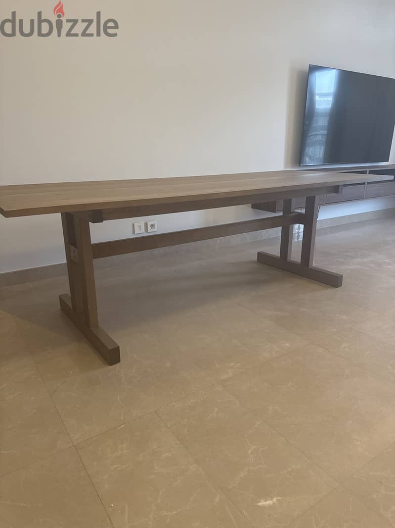 Ikea dining table 250*95 like new 7