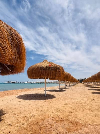 Sea View Chalet for Sale in Hurghada Resort with Lagoons and Private Marina