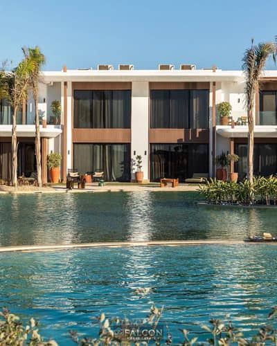 شاليه صف اول لاجون خطوات للبحر تشطيب VIP + التكيفات بجوار Hacienda Bay . Amwaj . Marassi