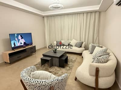 Luxury Apartment for Rent in ZED Towers – Sheikh Zayed  Details: 3 Bedrooms (including 1 master) + 3 Bathrooms.  Features: Fully furnished with high-e