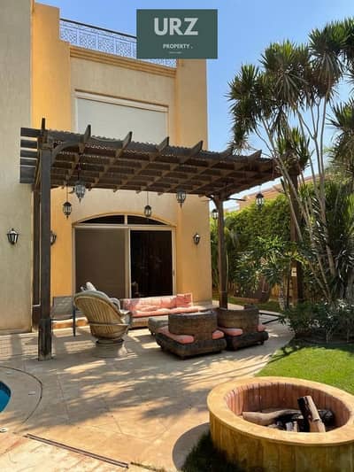 For sale at half price on the Suez Road next to The Spine Madinaty a 5-bedroom villa in Sarai Mostakbal City minutes from Creek Town Al Burouj