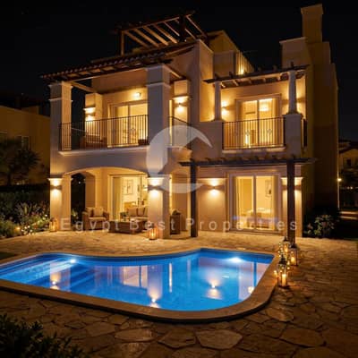 Villa for Sale Sea View with private pool in Veranda Red Sea Hurghada Early Delivery over 6 years