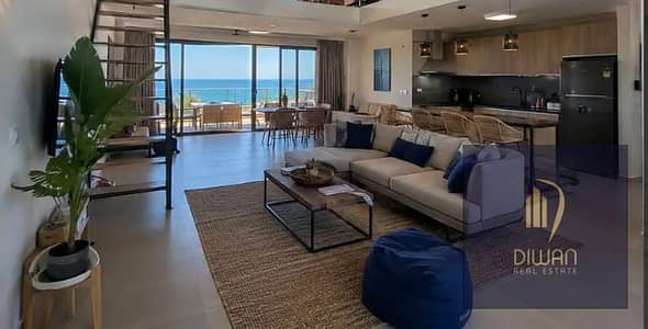 Roof chalet with terrace in Kai Sokhna: ultra super lux finish, sea views, upcoming delivery, 5% down payment & 8-year interest-free plan
