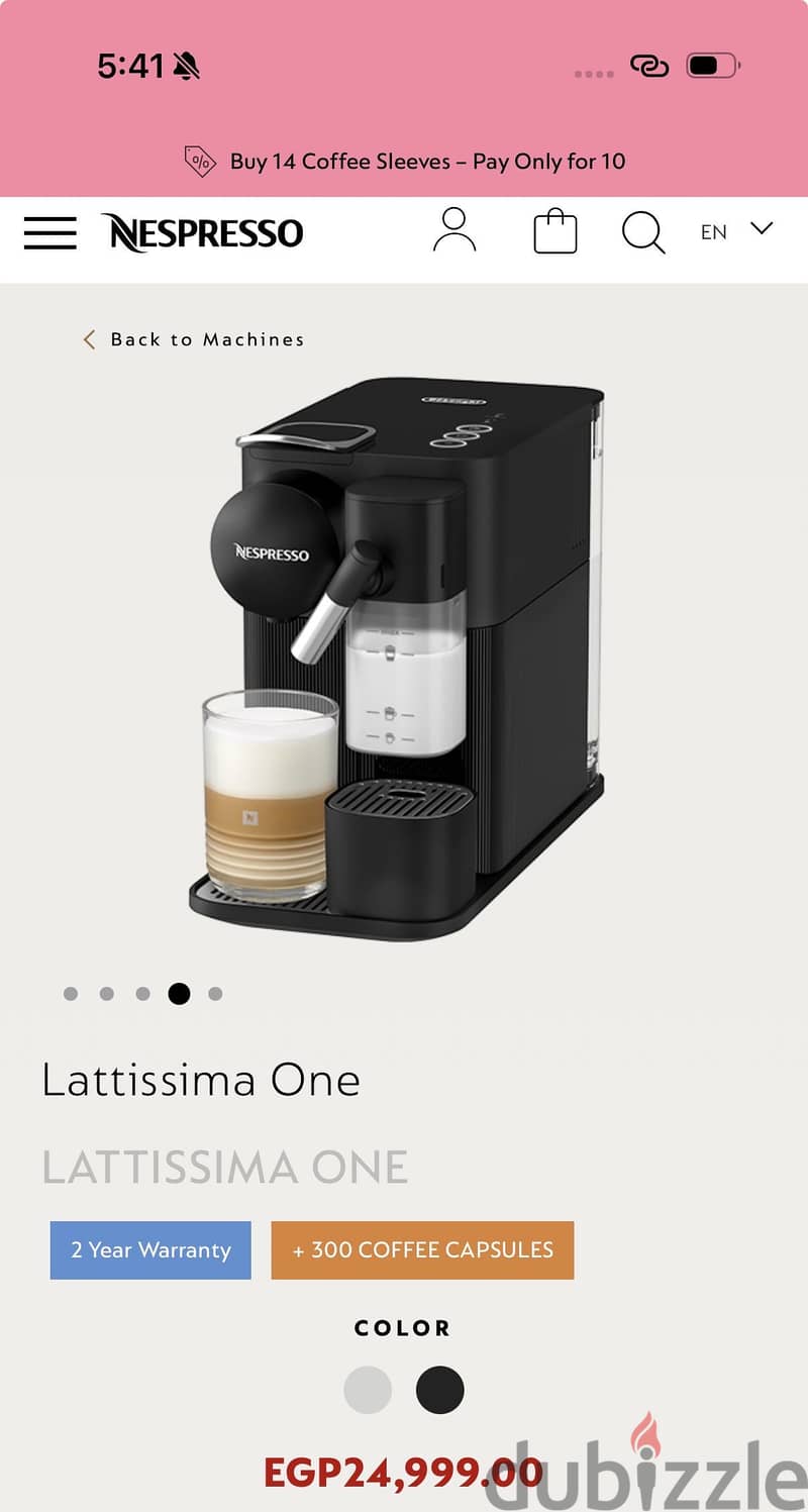 Nespresso machine 1