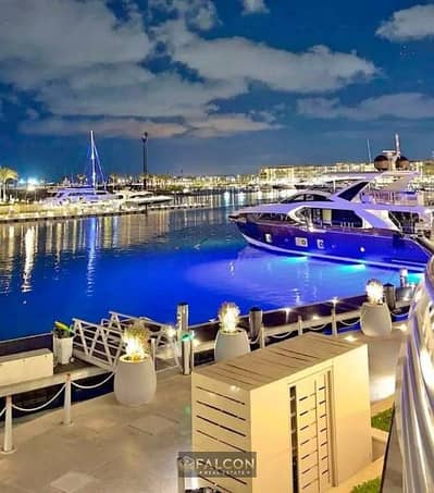 30% off chalet, first row (sea + yacht marina), 500K down payment + launch price, chalet for sale in Salt Marina, North Coast, near South Med&La vista