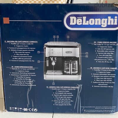 De’Longhi Espresso & Drip Coffee Machine – Used Once