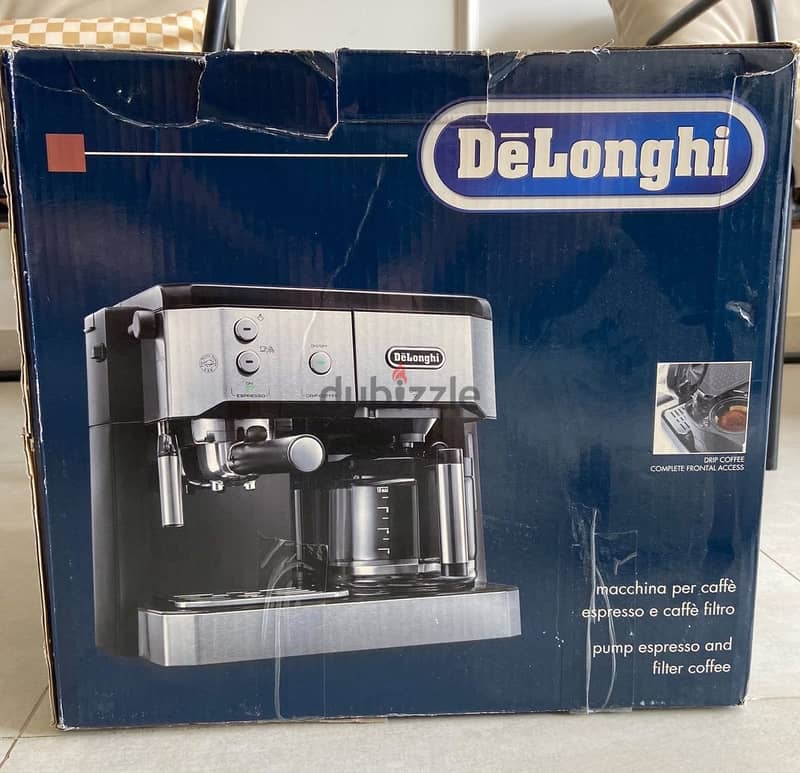 De’Longhi Espresso & Drip Coffee Machine – Used Once 2