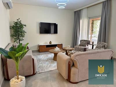 Fully finished apartment for sale in Mayan Al-Shorouk Compound, available with a 10-year installment plan; features a north-facing view overlooking sw