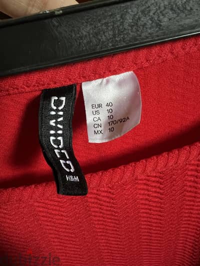 Red H&M Fit & Flare Dress – Excellent Condition