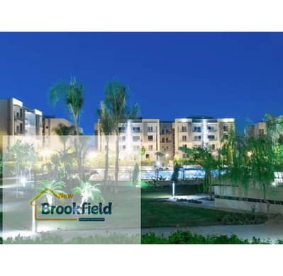 شقه ارضى بحديقة اول سكن للايجار بالمطبخ والتكييفات فى كمبوند جاليريا موون فالىGround Floor Apartmentfor Rent in Galleria Moon Valley