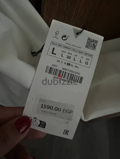 Zara White Cowl Neck Top with Side Zip