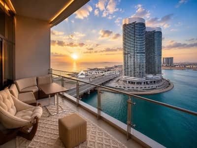 First row on the sea in Alamein Towers! High dollar ROI, lowest price in North Coast | Fully finished high-end apartment near Marassi & Hacienda.