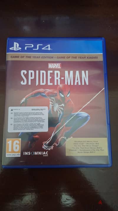 Marvel's Spider-Man (2018) PS4/PS5 Disc/CD