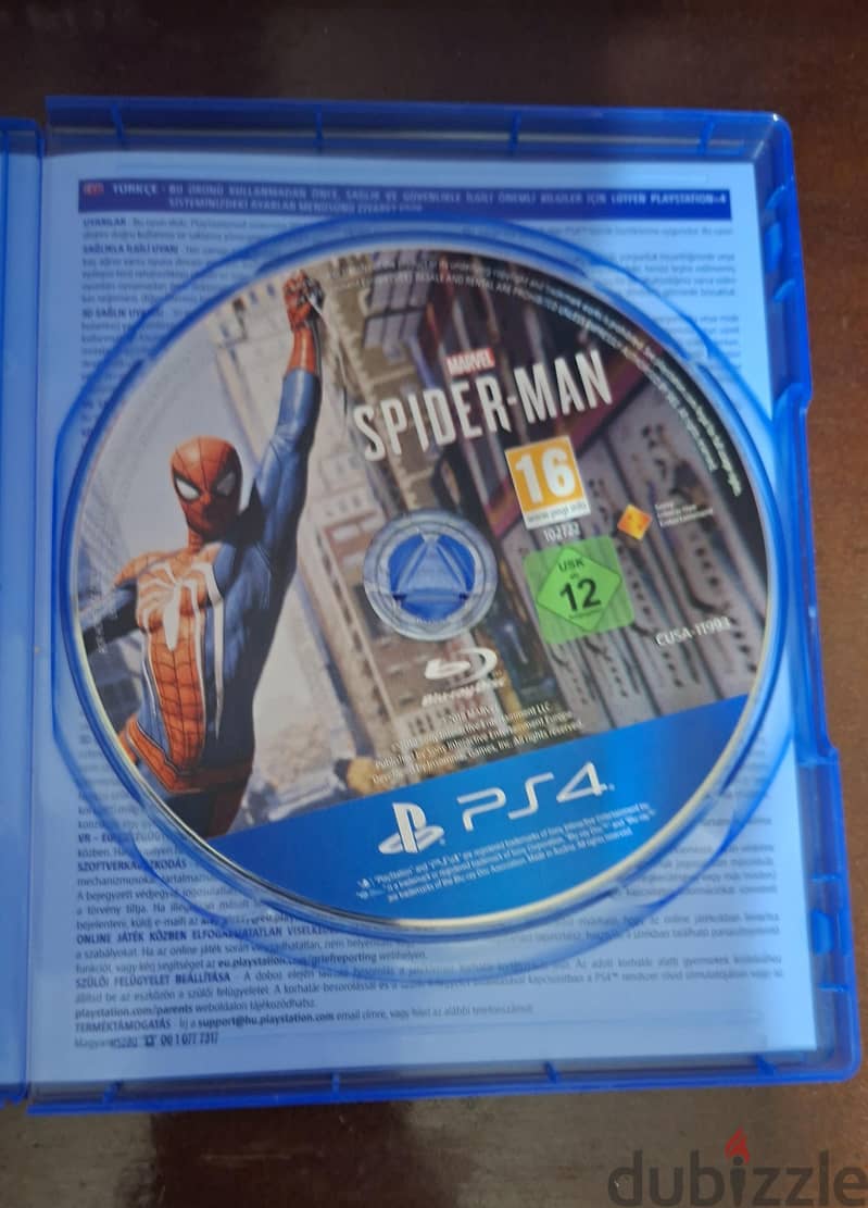 Marvel's Spider-Man (2018) PS4/PS5 Disc/CD 2