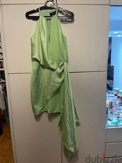 Satin midi dress
