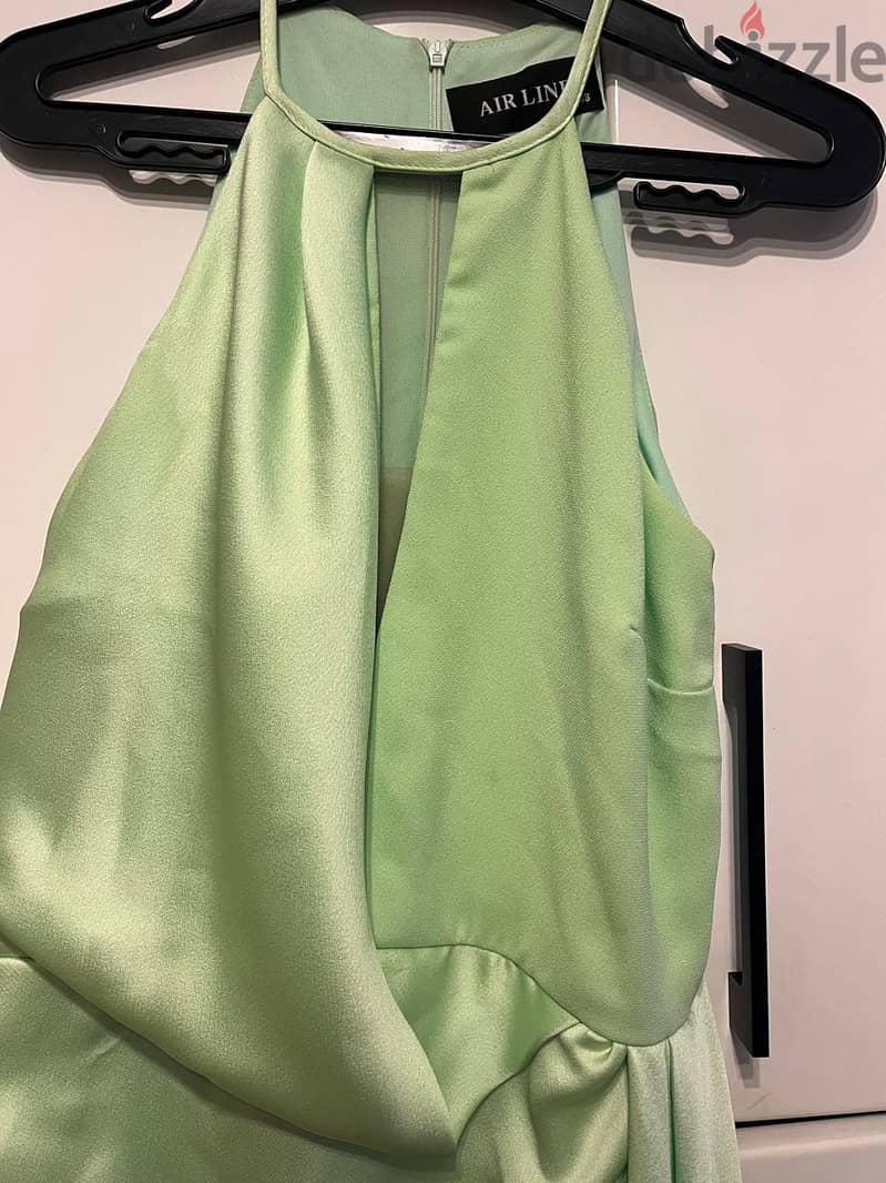 Satin midi dress 1