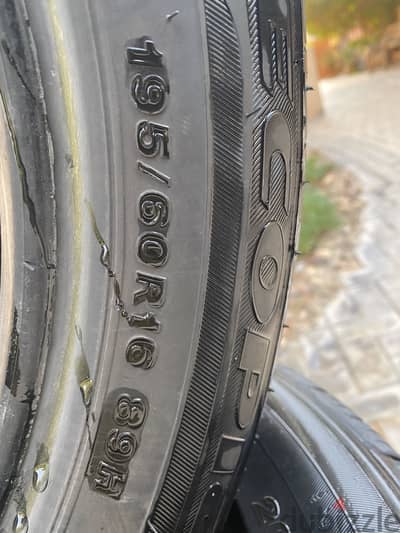 New Bridgestone 16/60/195عدد ١