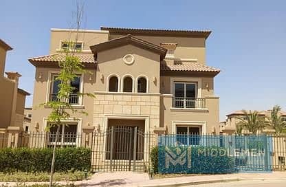 Standalone Classic on 378 Land Prime Location Front & Back View Ready to Move in La Vista City  New Cairo