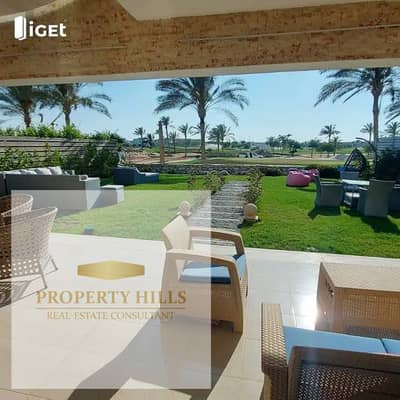 Ground Floor Chalet with Garden for Sale Fully Finished 210 sqm 4 Bedrooms Double Lagoon View North Coast Sidi Heneish Near New Fouka Road