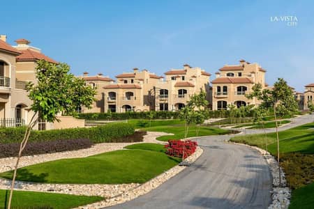 Spacious Twin House in Patio Oro New Cairo by La Vista Semi Finished with Large Land and Smart Layout Ideal Family Home