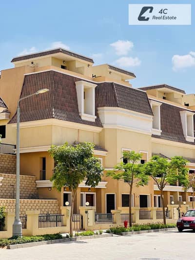 فيلا 295 متر - بجاردن 70 متر - استلام فوري متشطبه بالتكيفات ب احسن سعر و اوبن فييو - for sale in sarai with prime location