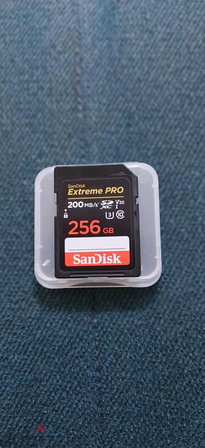 كارت ذاكرة Sandisk 256 GB استخدام مرتين