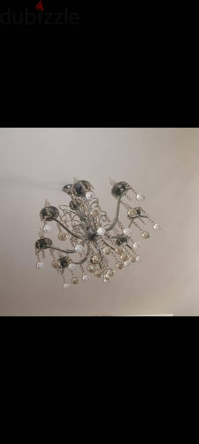 نجفه كريستال فضي حالة الزيرو