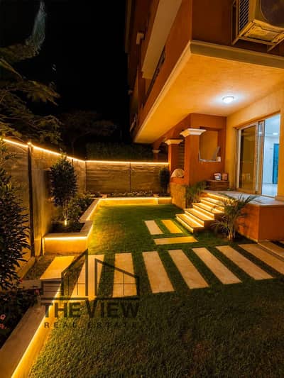 Ground Floor Apartment with Garden for Sale, Ultra-Modern Finishing, First Occupancy, Sheikh Zayed, Khamayel Compound, 145 sqm + 155 sqm Garden