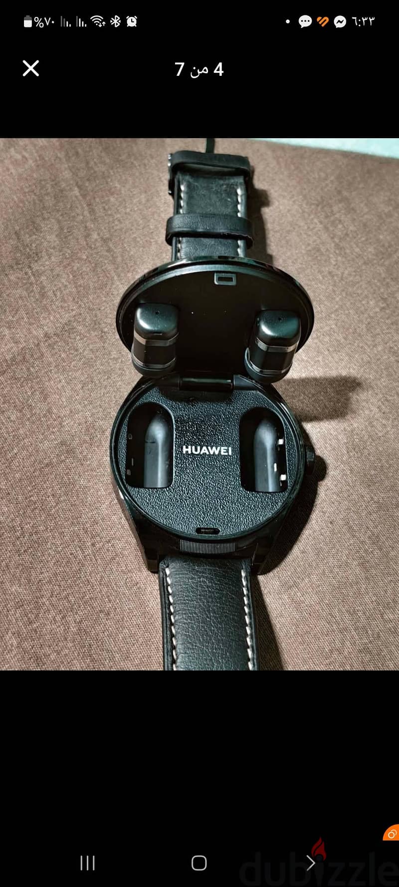 Huawei watch buds black 1