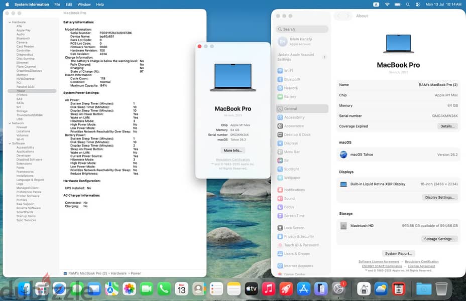 MacBook Pro M1 Max 16 inch 3